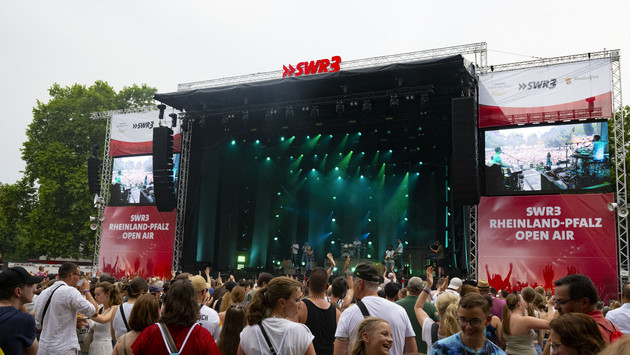 Rund 10.000 Musikbegeisterte beim „SWR3 Rheinland-Pfalz Open Air“