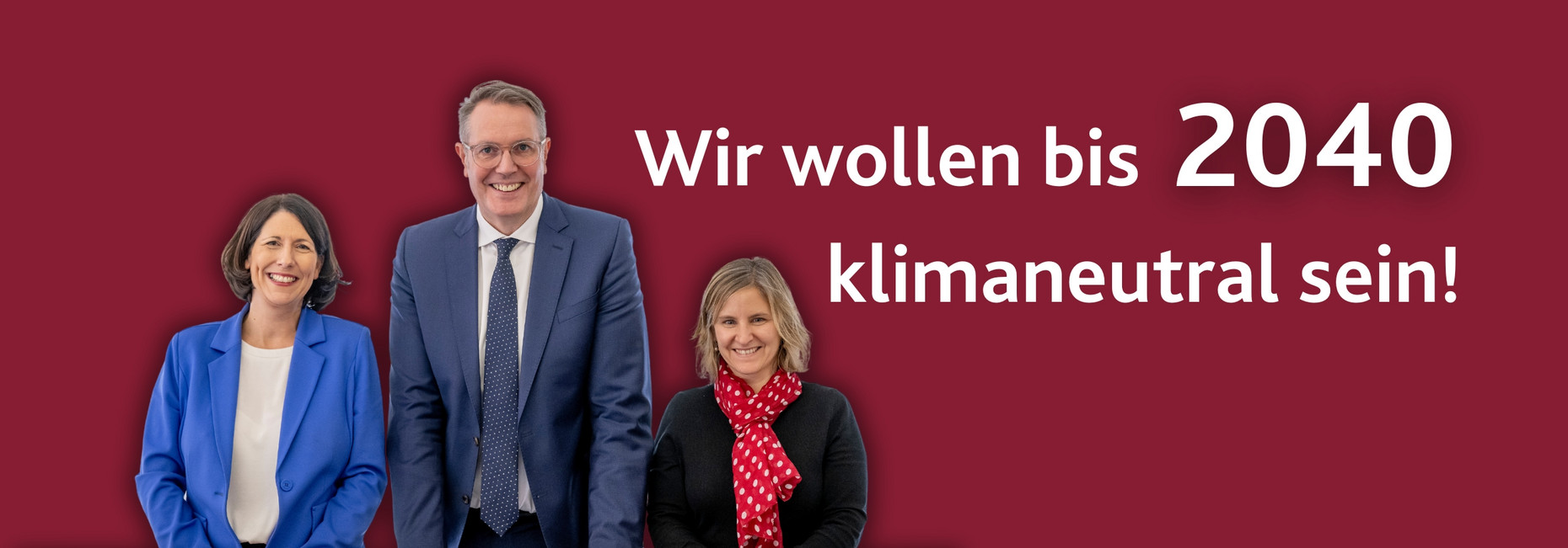 Wirtschaftsministerin Daniela Schmitt, Ministerpräsident Alexander Schweitzer und Klimaschutzministerin Katrin Eder stellen den Entwurf des neuen Klimaschutzgesetzes vor.